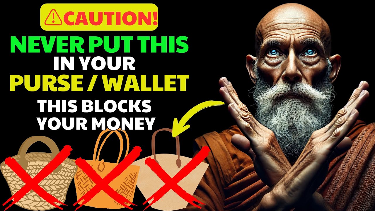 ⚠️CAUTION! Don't keep this in your purse/wallet - IT LOCKS MONEY AND ABUNDANCE| Buddhist teachings