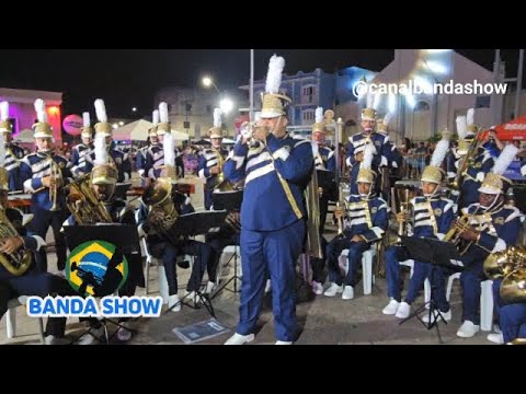 Banda Marcial FAMSAM no Concurso de Bandas e Fanfarras de Mata de São João 2024
