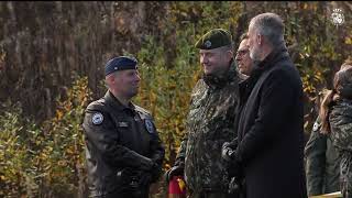 El Rey visita la Base de Laponia de la Fuerza Aérea Finlandesa