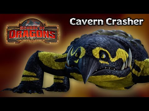 Cavern Crasher - New Dragon Full Growth (Baby, Broad Wing, and Titan Wing) | School of Dragons
