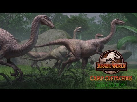 Jurassic World Hidden Adventure Gallimimus Scene