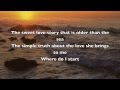 Where Do I begin with lyrics - Andy Williams [Love ...