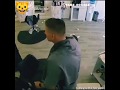 USA Deer Running In Hairdressers Deer Running Trough Glass Hairdressers Fartbubble