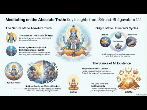 Śrīmad Bhāgavatam 1.1.1 Explained | The Invocation Verse of Bhāgavata Purāṇa