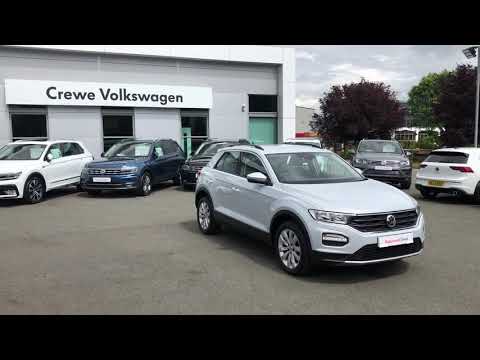 Approved Used Volkswagen T-Roc SE 1.6TDI in White Silver - DA68DDK