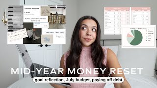 MID-YEAR FINANCIAL RESET (+ July Budget with Me) 💰💸✔️