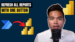 Refresh ALL Reports with ONE BUTTON using Power Automate // Beginners Guide to Power BI in 2023