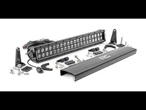 Rough Country 20 inch light bar install
