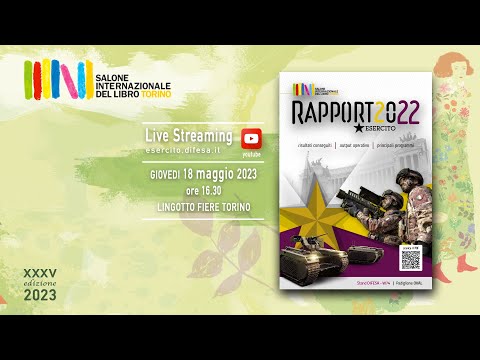 Salone Internazionale del libro - Presentazione Rapporto Esercito 2022