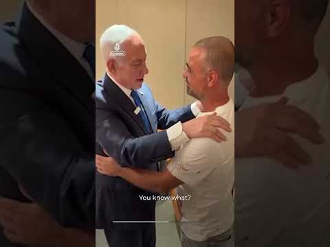 Netanyahu meets Flydubai passenger who helped subdue pilot in stabbing attack