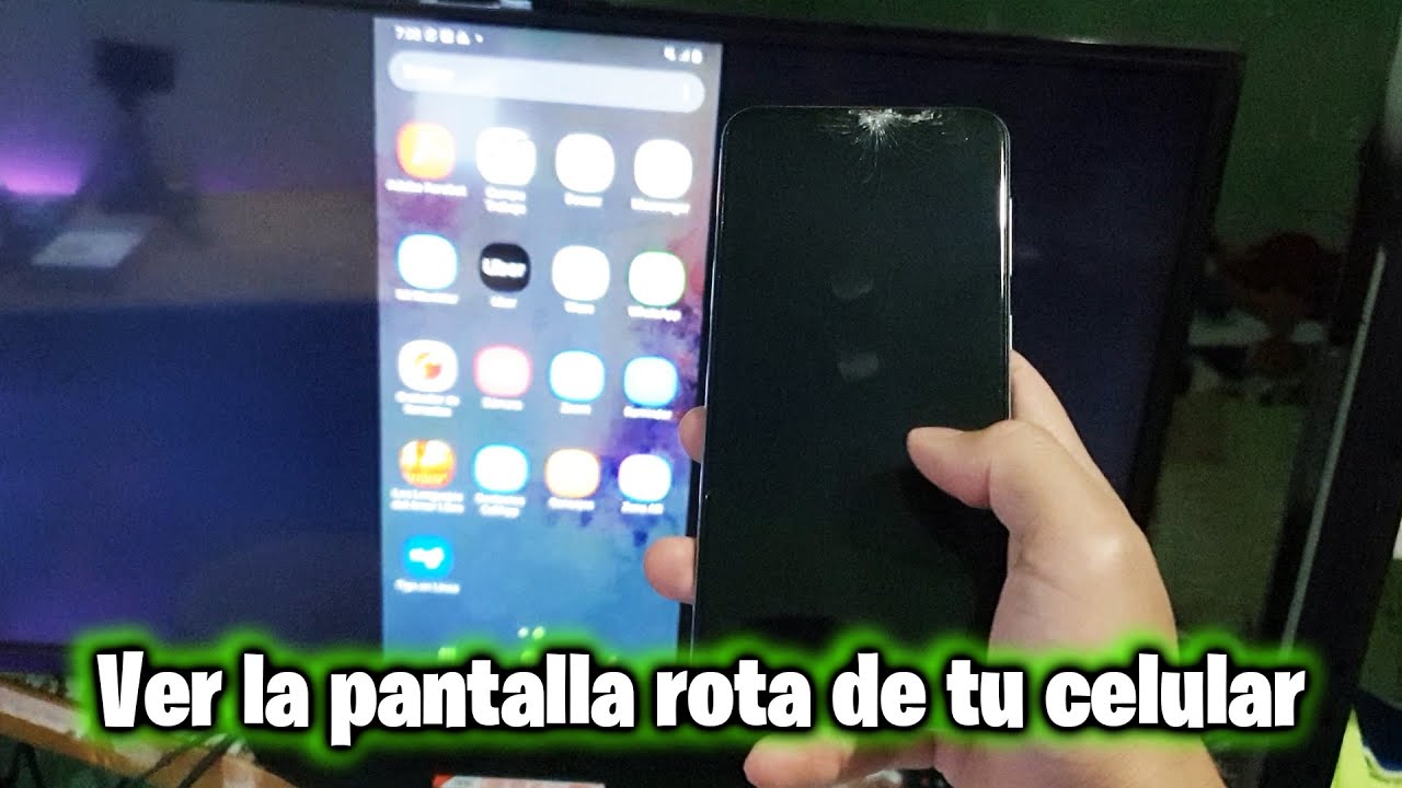 ✅Como ver la pantalla de tu celular con pantalla rota para recuperar tus datos importantes!! 😲😱
