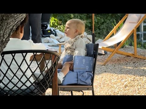 Seggiolone Da Viaggio Portatile Verde Convertibile a Zaino Globo Avio