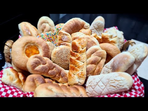 Variedad de PAN Mexicano de una sola masa,( parte1)/café helado colab. con @YessyRecetas
