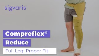 Product video: Sigvaris Compreflex Reduce Full Leg Compression Wrap