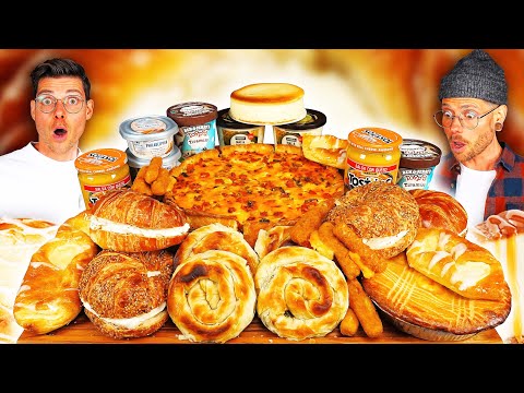 THE 20LB CHEESE FILLED FOOD CHALLENGE! | 28,000 Calories