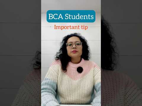 Success Tip for BCA Students