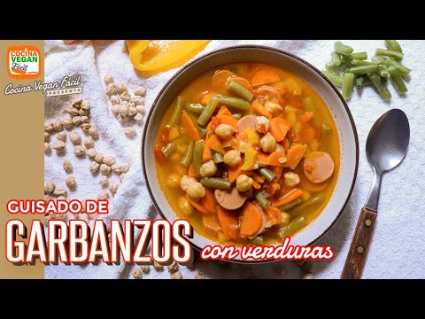 Teníamos garbanzos en casa he hicimos este rico guisado - Cocina Vegan Fácil
