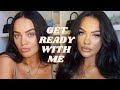 GET READY WITH ME - HAIR, MAKEUP & TAN |AD