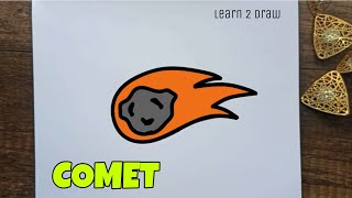 COMET ☄️- How to draw a Comet - Easy Drawing videos for all