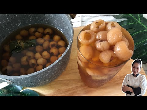 Refreshing Summer Drink • Thai Style Longan Juice • Nam Lum Yai |ThaiChef Food
