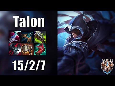 Talon vs Lee Sin JUNGLE - Patch 12.11 euw1 CHALLENGER