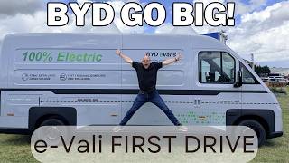 Chinese giant BYD, goes big with new LARGE VAN. eValia 1st Drive! @byd.unitedkingdom #ev #vanlife