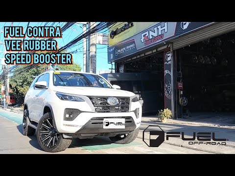 Fuel Contra 20" paired with Vee Rubber H/T 265x50 R20 on this Toyota Fortuner G @ RNH Tire Supply