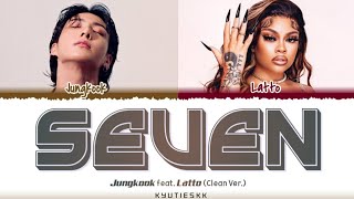 Download lagu Jungkook (정국) - ‘Seven’ (feat. Latto) (Clean Ver.) Lyrics [Color Coded_Han_Rom_Eng] mp3