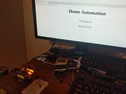 Arduino Ethernet Web Server GPIO Control