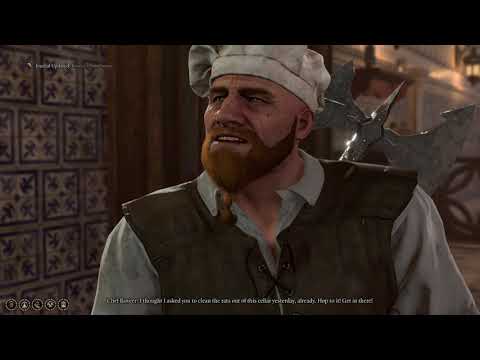 The Chef of Elfsong Tavern being entirely unconcerned with the fact he is on a murder list