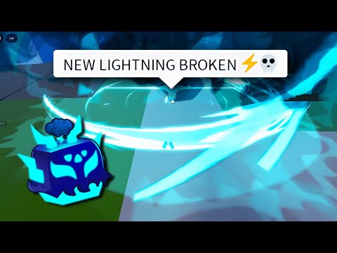 The *NEW* LIGHTNING FRUIT is so OP 💀⚡... (Bloxfruits pvp)