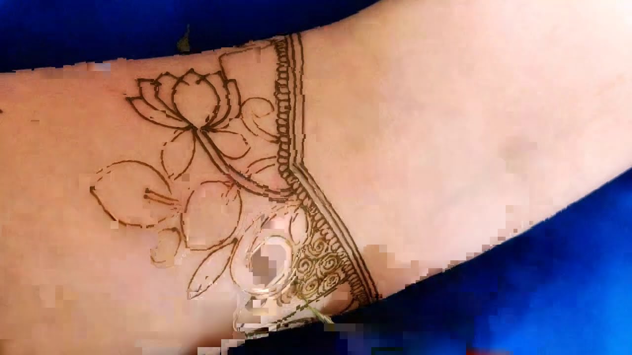 bridal mehndi design full hand front and back by aaru mehndi