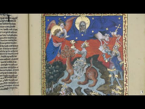 🇬🇧📖 Flemish Apocalypse (c. 1400-1410) BnF, Paris -  Medieval Illuminated Manuscript