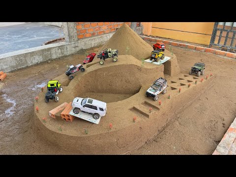 Extreme RC Climbing! 4Runner, Jeep, Tacoma & Land Cruiser Battle the Sand Mountain⛰️🔥