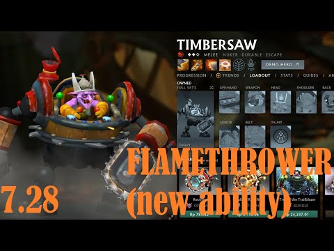 [TIMBERSAW] Update 7.28 Aghanim's Shard (New Ability)