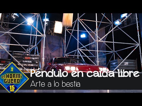 Marron trae el péndulo en caída libre sobre un coche - El Hormiguero
