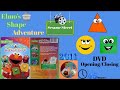 Sesame Street ELMO S SHAPE ADVENTURE DVD OPENING CLOSING