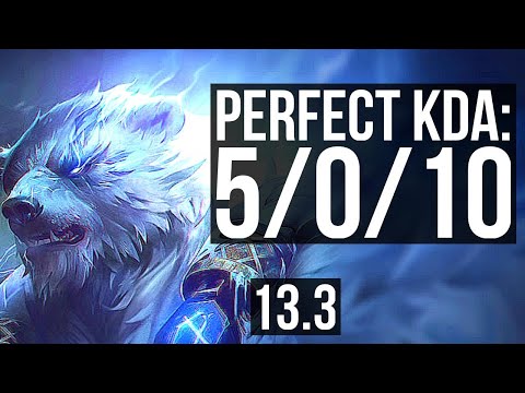 VOLIBEAR vs SEJUANI (JNG) | 5/0/10 | KR Grandmaster | 13.3
