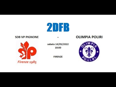 2DFB - SDB VP PIGNONE vs OLIMPIA POLIRI