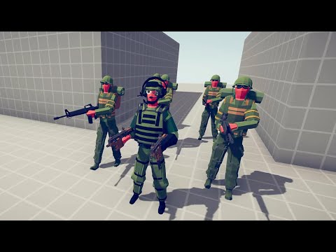 USA ARMY SOLDIER vs 100x UNITS - 🔥Totally Accurate Battle Simulator TABS