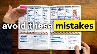 5 Planner Mistakes to Avoid this Year.