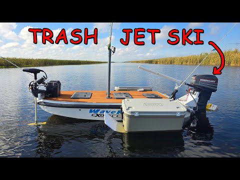 I Turned a Junk Jet Ski into an INSANE Fishing Skiff!