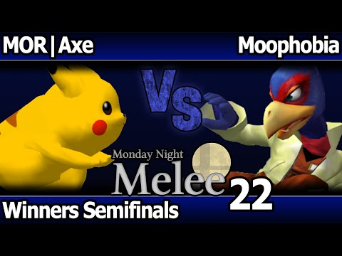 MNM 22 Melee - MOR | Axe (Pikachu) vs Moophobia (Falco) - Winners Semifinals