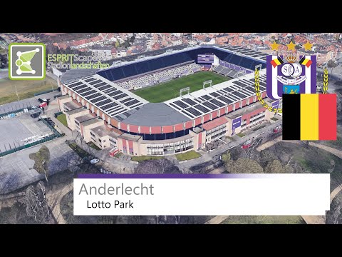 Lotto Park | RSC Anderlecht | Google Earth 360° Rotation