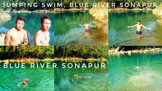 preview picture of video '2,BOY JUMPING , IN, BLUE RIVER SONAPUR ,N JOY SWIMING ,2018'