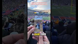 Rare 1999 Fossil Pokemon Pack Opening at a Giants Game