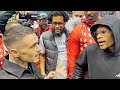 DEVIN HANEY RUNS UP ON GEORGE KAMBOSOS JR! DEMANDS UNDISPUTED FIGHT AS BOTH SHOW RESPECT!