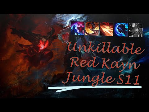UNKILLABLE RED KAYN SEASON 11 JUNGLE !