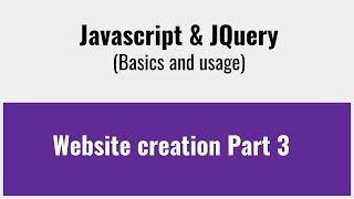 Download the video "Website creation - Html CSS JavaScript -  Part 3"