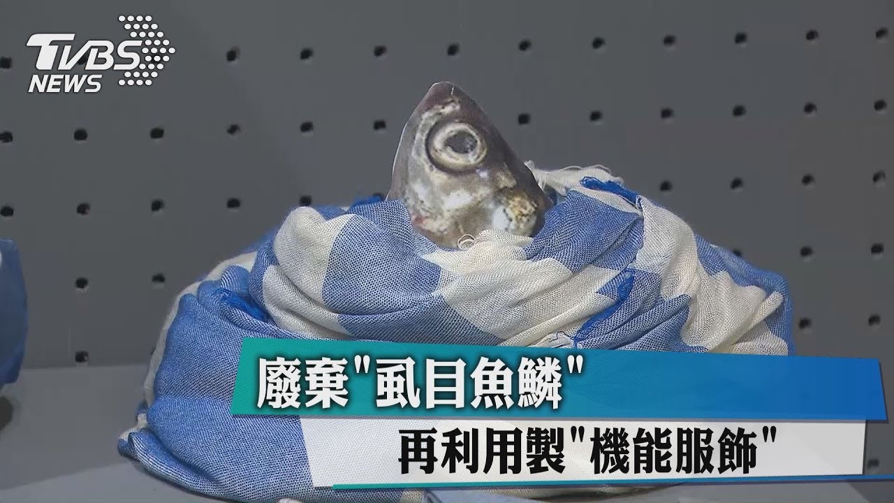 廢棄「虱目魚鱗」 再利用製機能服飾